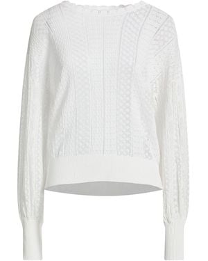 High Pullover - Weiß