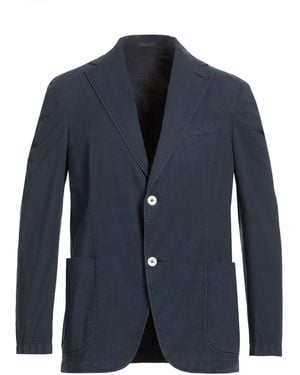 The Gigi Midnight Blazer Cotton, Elastane - Blue