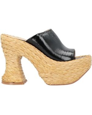 Paloma Barceló Sandals Leather - Black