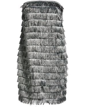 Alberta Ferretti Mini Dresses - Gray