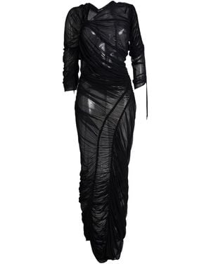 Atlein Maxi-Kleid - Schwarz