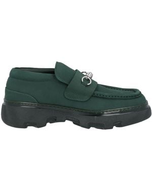 Burberry Dark Loafers Textile Fibres - Green