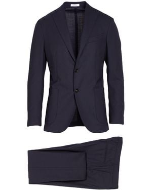 Boglioli Midnight Suit Virgin Wool - Blue