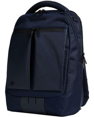 Piquadro Backpack Cow Leather, Eva (Ethylene - Blue