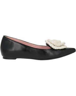 Ras Ballet Flats Leather - Black