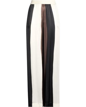 Gianluca Capannolo Chocolate Trousers Silk - Black