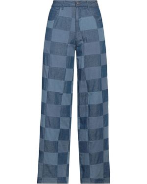 CONNOR & BLAKE Trousers Cotton - Blue