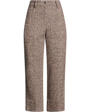 Brunello Cucinelli Pants Virgin Wool, Silk, Polyamide, Ecobrass - Gray