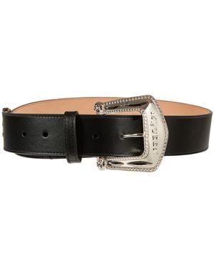 McQueen Belt Leather - Black