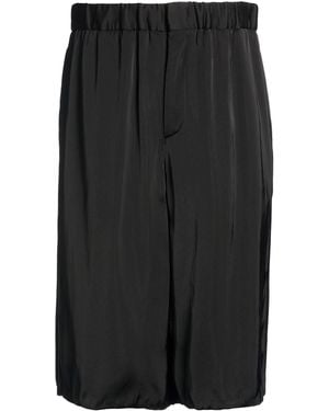 Jil Sander Shorts & Bermuda Shorts Viscose - Black