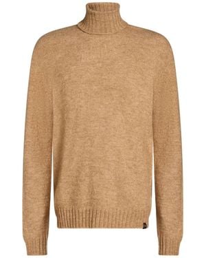 Colmar Sand Turtleneck Acrylic, Mohair Wool, Wool, Elastane - Natural