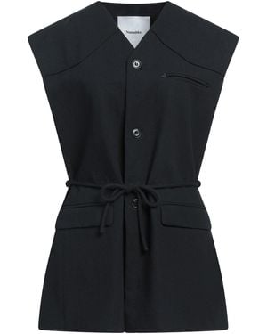 Nanushka Jacket Cotton, Linen - Black