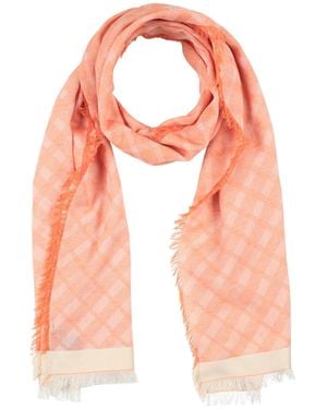 Canali Scarf Cotton, Silk - Pink