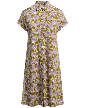 Siyu Mini Dress Viscose, Elastane - Green
