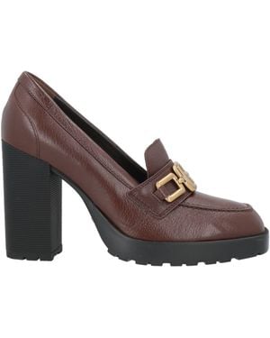 Hogan S601 Marrone Loafers - Braun