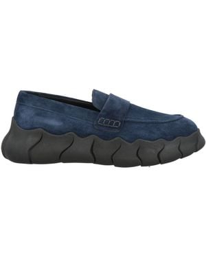 Testoni Loafers Leather - Blue