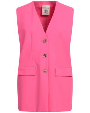 Semicouture Tailored Vest Polyester, Viscose, Elastane - Pink
