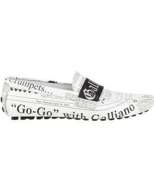 John Galliano Loafer - White