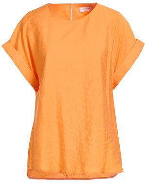 White Wise Tops - Orange