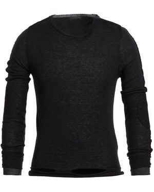 Messagerie Jumper Nylon, Alpaca Wool, Wool - Black