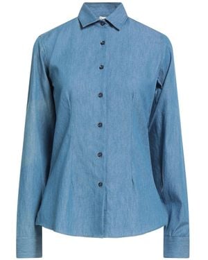 920 ITALIAN STYLE Denim Shirt - Blue
