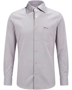 Kiton Camisa - Azul