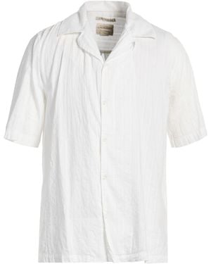 Crossley Shirt Cotton, Linen, Silk - White