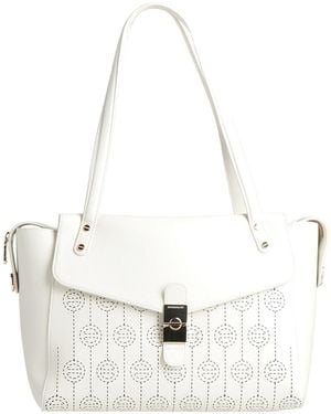 Borbonese Bolso De Asas Largas - Blanco