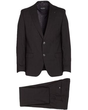 DIGEL Suit Polyester, Viscose, Elastane - Black