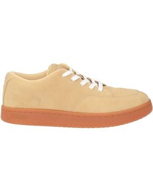 KENZO Sand Sneakers Leather - Natural