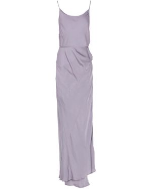 Jucca Lilac Maxi Dress Viscose - Purple