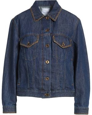 Jacob Cohen Denim Outerwear Polyester, Cotton - Blue