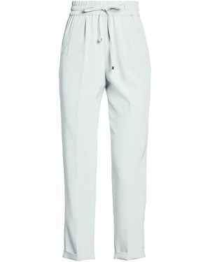 Kiton Pants Silk, Elastane - Blue