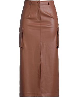 ACTUALEE Jupe Longue - Marron