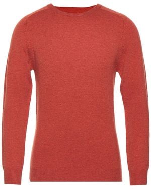 Alan Paine Sweater Lambswool - Red