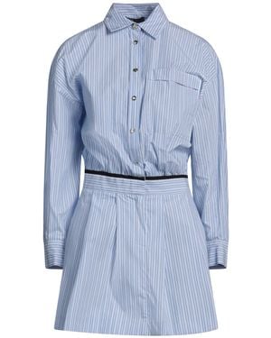 Maje Mini Dress Cotton - Blue