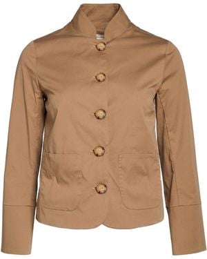 ALESSIA SANTI Camel Suit Cotton, Polyamide, Elastane - Brown