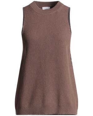 Brunello Cucinelli Chocolate Jumper Cashmere - Brown