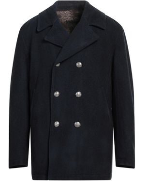GMS-75 Midnight Coat Virgin Wool, Polyamide - Blue