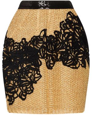 Ermanno Scervino Mini Skirt Viscose - Black