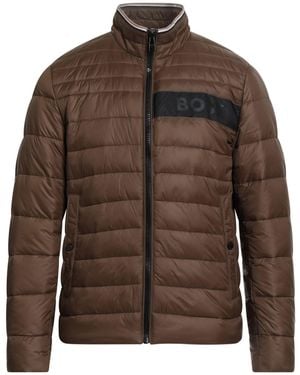 BOSS Puffer Recycled Polyamide - Brown
