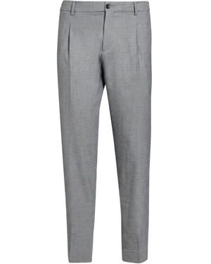 BE ABLE Pants Virgin Wool, Polyester, Elastane - Gray