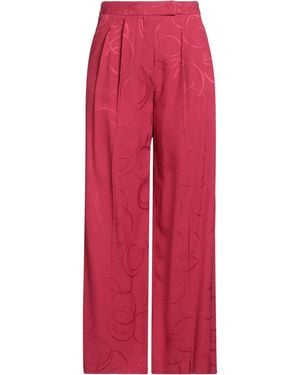 Karl Lagerfeld Pants Acetate, Viscose - Red