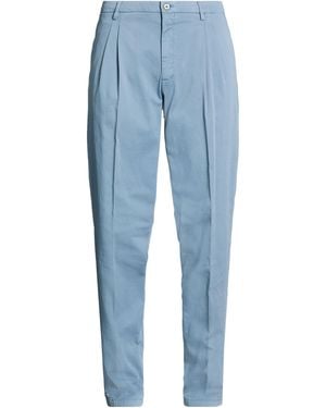 Boglioli Trousers Cotton, Elastane - Blue