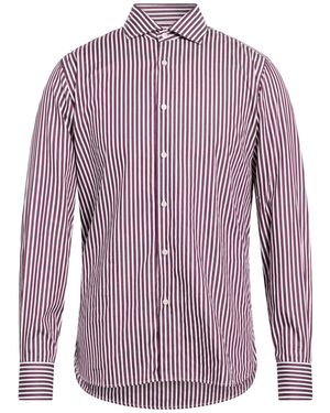 Guy Rover Plum Shirt Cotton - Purple