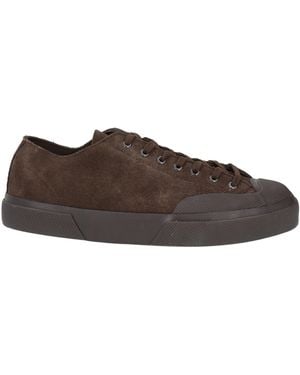 Superga Dark Sneakers Leather - Brown