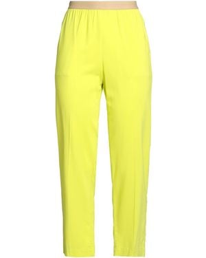 Jucca Trousers Viscose, Elastane - Yellow