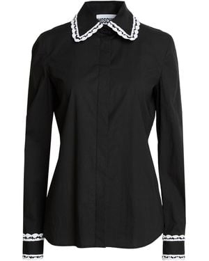 Moschino Shirt Cotton, Elastane - Black