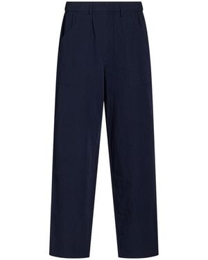 Ottod'Ame Caring Midnight Pants Polyester, Cotton, Linen - Blue
