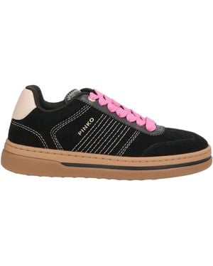 スニーカー PINKO Woman Sneakers White SS027P025 Z1B Ariel leather-effect sneakers with mirror detailing